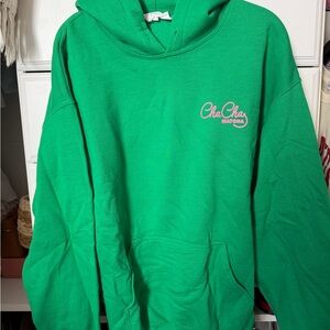 Women's Green Crew Neck Sweater